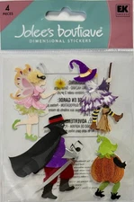 Jolee's Boutique Dimensional Stickers ~ Costume Parade ~ 4 Pc