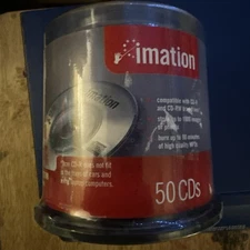 Imation Mini CD-R - 50 Count Spindle - 23 Min - Rare Blank Media - New / Sealed