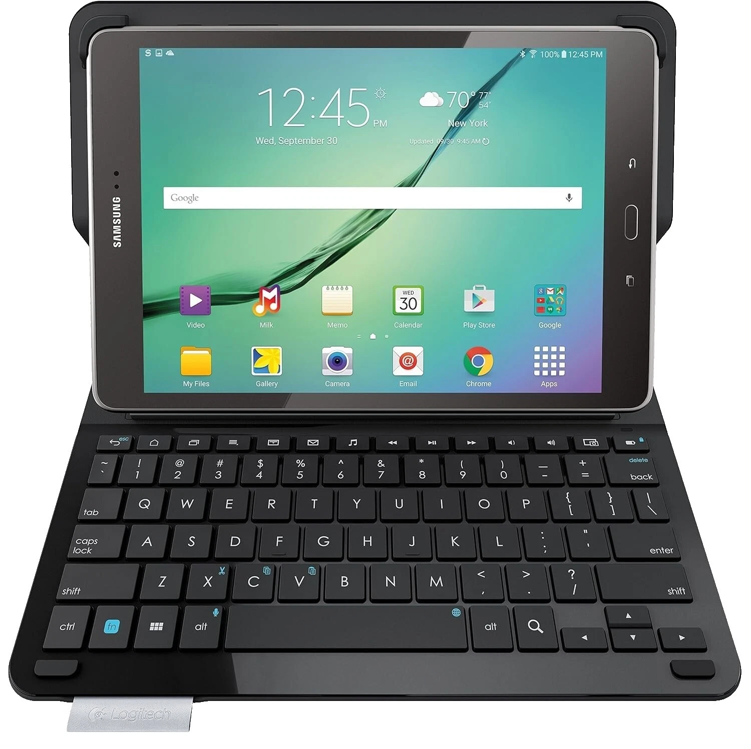 Lector de libros electrónicos y tablet Logitech Estuches, Fundas y teclado Folios Para Samsung Galaxy Tab