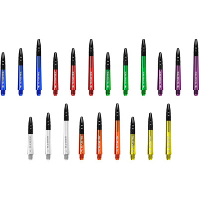 Mission Dart Sabre Shafts Colour mit Aluminium Top Dart Schäfte für Darts NEU