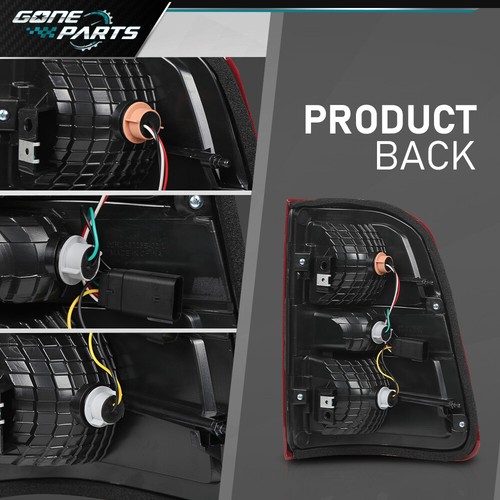 Fit For 2019-2023 Ram 1500 Red & Clear Tail Lights Brake Lamps Assembly - Picture 7 of 13