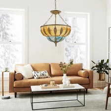 Antique Bohemia Chandelier Retro Pendant Light Fixture Exotic Ceiling Lamp E27