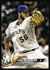 2018 Topps Aaron Wilkerson Rookie #378 Milwaukee Brewers