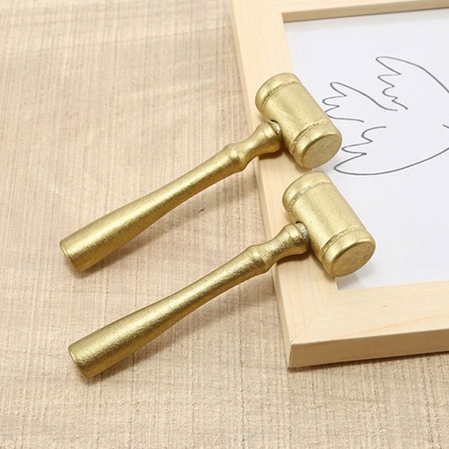 4pcs Small Gavel Judge Wooden Gavel Plaything Party Costume Hammer for Kids - Picture 4 of 12