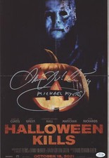 James Jude Courtney "Halloween Kills" AUTOGRAPH Signed 12x18 Poster Photo ACOA