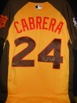 MIGUEL CABRERA SIGNED 2016 ALL STAR JERSEY AUTHENTIC MAJESTIC DETROIT  TIGERS