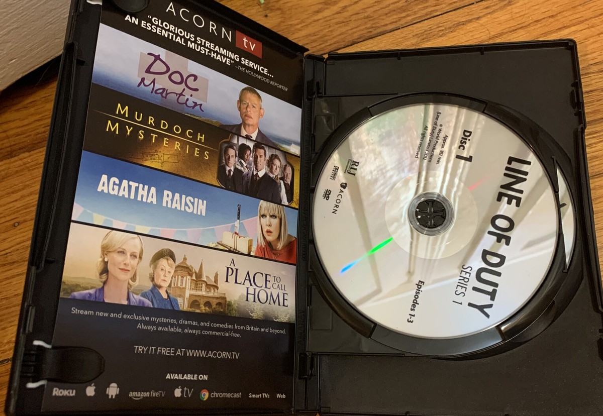 Line Of Duty Season DVD 2012 Disc Set Series BBC TV Show Acorn