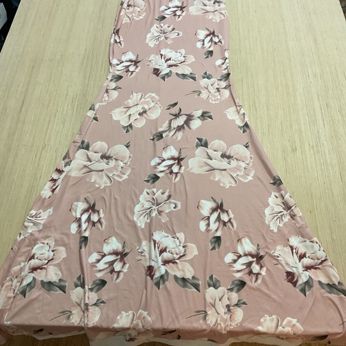 Glampunch Womens Pink Off Shoulder Peach Maternity Dress Elegant Slim Med New - Picture 4 of 8