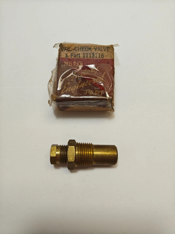 Chrysler Windsor Royal 1942 transmisión válvula de retención de vacío NOS 1113116 Foto 4 de 4