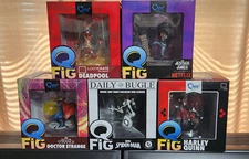 Marvel Deadpool Quantum Mechanix Q-FIGS HARLEY QUINN SPIDERMAN DOCTOR STRANGE +