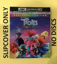 Trolls World Tour 2020 - 4K Blu-ray Slipcover ONLY - NO DISCS