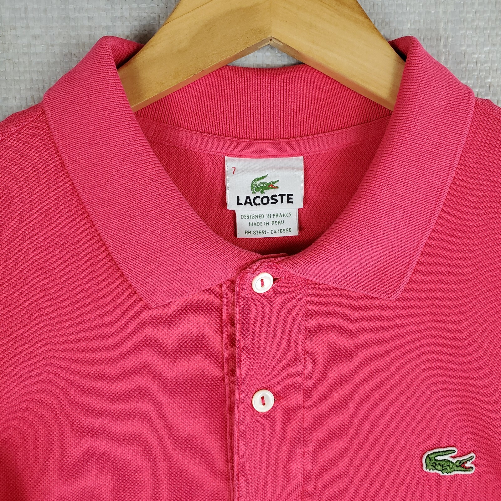 lacoste polo xl