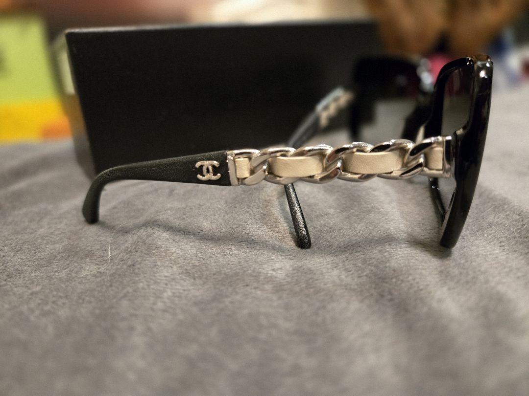 【CHANEL】 シャネル チェーン ココマーク デザイン サングラス 5208 CHANEL】 シャネル チェーン ココマーク デザイン サングラス 5208