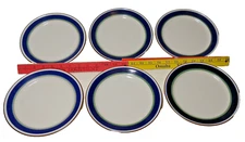 2 Porsgrund Norway SAGA Bread Plate 6.75” Hand Painted Danish Modern 6 Available