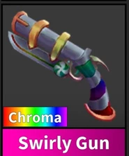 Chroma Swirly Gun Godly Gun Roblox Murder Mystery 2 MM2