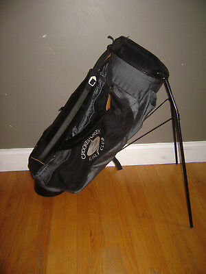 Vintage PING HOOFER KARSTEN Carry Stand Golf Bag Gray Grey