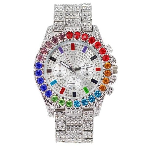 Charles Raymond Men Watch Single or Combo with Bracelets Set and Rainbow Dial. - 第 13/72 張圖片
