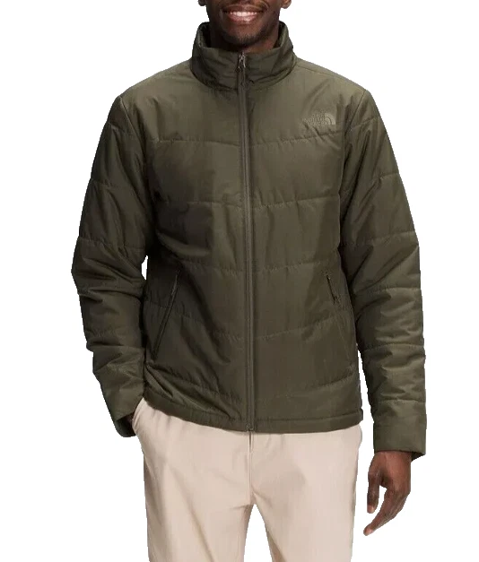 The North Face Mens Insulated Jacket Army Green Large L Lightweight some spots
Opens in a new window