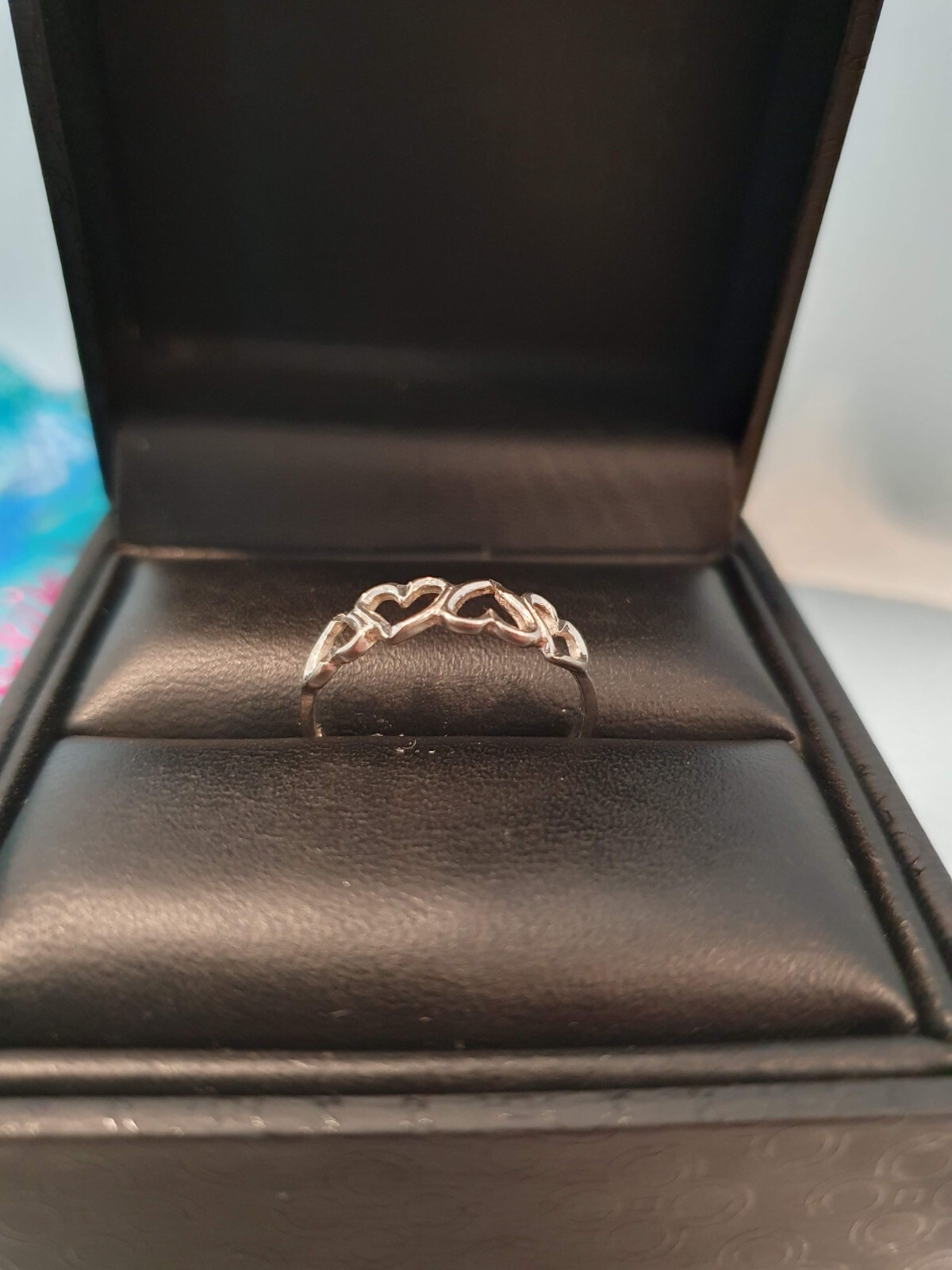 Dancing Hearts Ring (Sterling Silver) - image 5