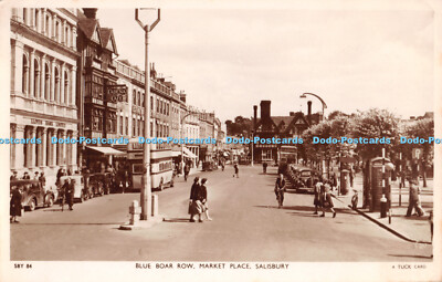 R291114 SBY 84 Blue Boar Row Market Place Salisbury Tuck RP