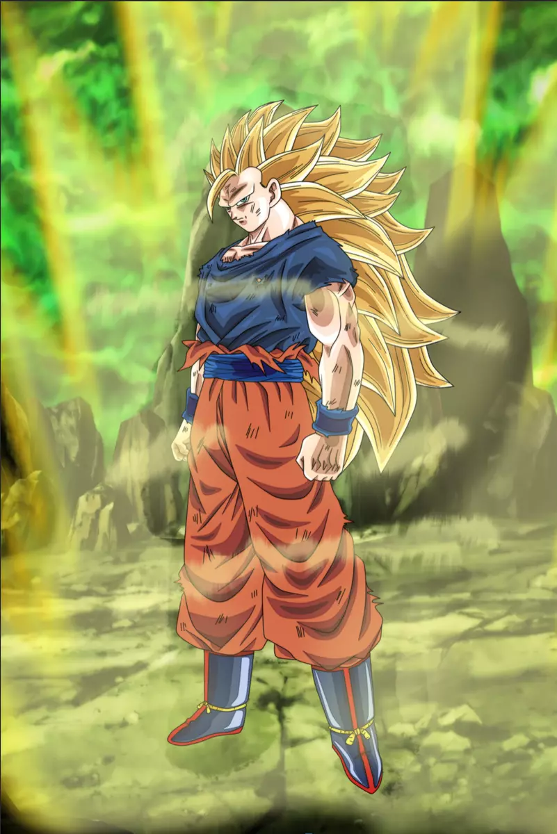 Dragon Ball Super/Z Goku Super Saiyan 12in x 18in Poster Free Shipping