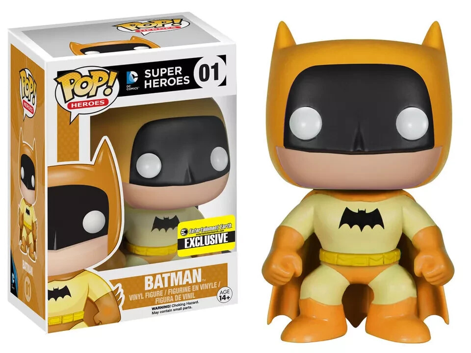 Funko Batman 75th Anniversary Yellow Rainbow Batman Pop! Vin
