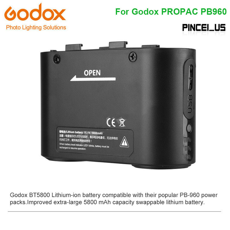 Godox Battery BT5800 Li-Battery 5800MAh External Flash Power