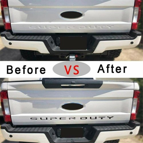 1*Super Duty Tailgate Insert Letter for 2017-2019 F-250/F-350 Model emblem Decal - Picture 3 of 6