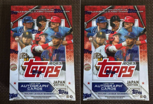 Lot of 2 Box 2023 Topps MLB Baseball JAPAN SPECIAL EDITION Lot of 2 Box 2023 Topps MLB Baseball JAPAN SPECIAL EDITION