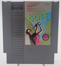 Bandai Golf: Challenge Pebble Beach (Nintendo NES) w/ Manual USED/TESTED