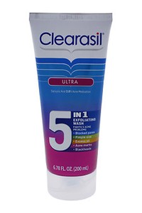 clearasil exfoliating wash