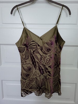 Y2k 90's  Women's Lined Cami Blouse Top M