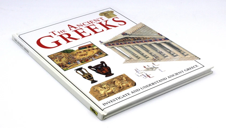 The Ancient Greeks Illustrated Hardback Guide History Educational Reading Book - Image 3 of 4