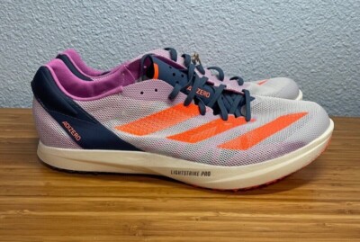 New Adidas Adizero Avanti TYO \'Dash Grey Beam Orange\' Size 12 GX6678 Adidas Adizero Avanti TYO Track Cleats, Dash Grey/Beam  main image 2