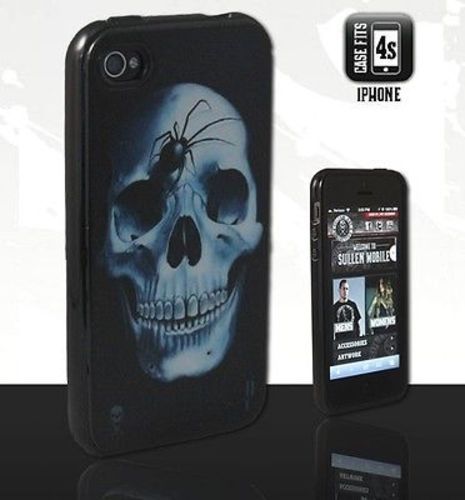 Authentic Sullen Clothing Gustavo Spider Skull Iphone 4S Cell