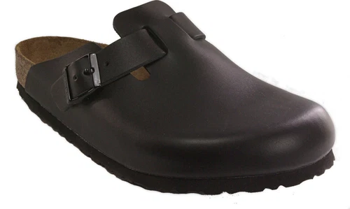 BIRKENSTOCK 060191 BOSTON black leather REGULAR WIDTH NEW