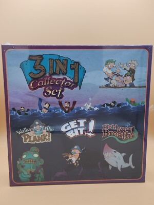 Three-pack Board Game Walk The Plank Get Bit Hold Your Breath 