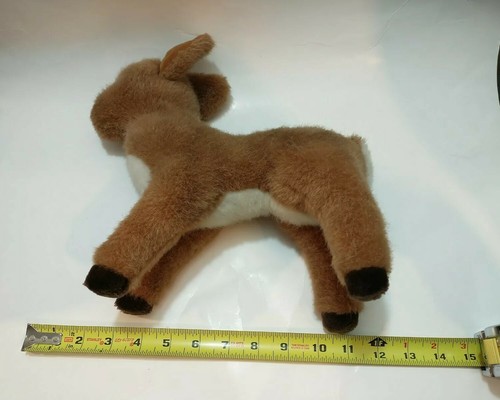 Vintage 1987 Collectible Gund Stuffed Animal Plush Deer Baby Doe Fawn - Picture 8 of 11