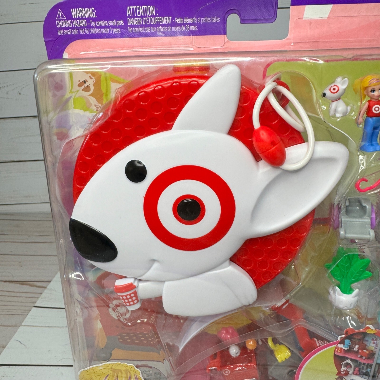 Polly Pocket Target Bullseye Adventure Playset With Mini Figures & Accessories