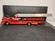 Doepke Model Toys Rossmoyne American La France Fire Ladder Truck Steel 34"
