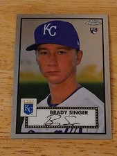 2021 Topps Chrome Platinum Anniversary Base #6 Brady Singer - Kansas City Royals