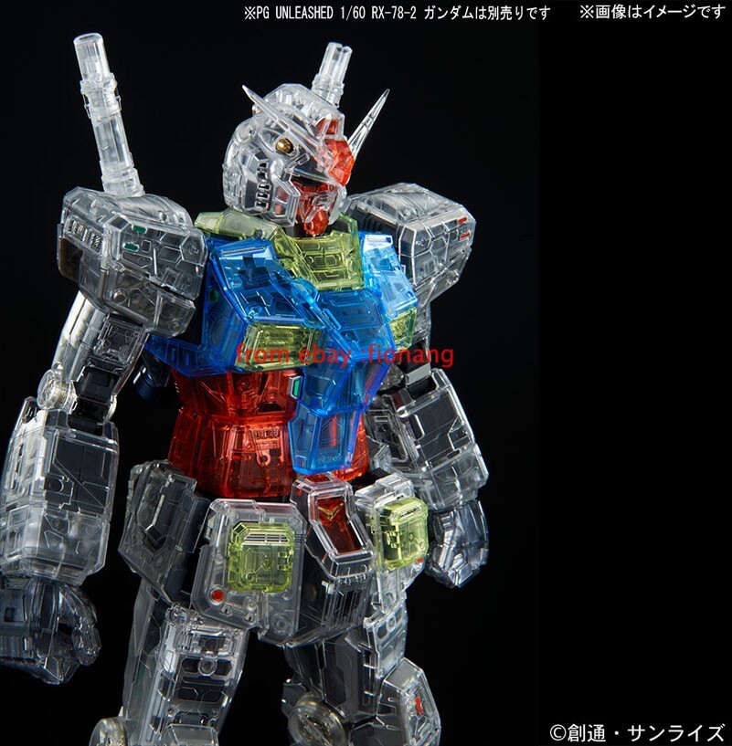 PG PGU 1/60 Yuanzu Gundam RX78 2.0 Colorful Transparent Armor