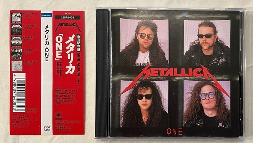 Metallica - One (Japan 5 Song CD w/OBI) CBS / Sony 23DP5438 (Rare RED DIsc) - Imagen 1 de 5