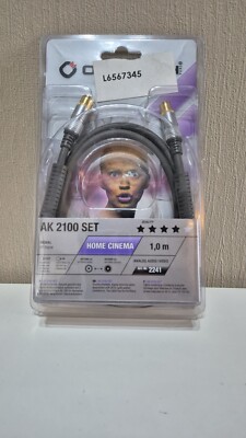 Oehlbach AK 2100 SET 1,0m 2241 Antennenkabel 1m in GRAU