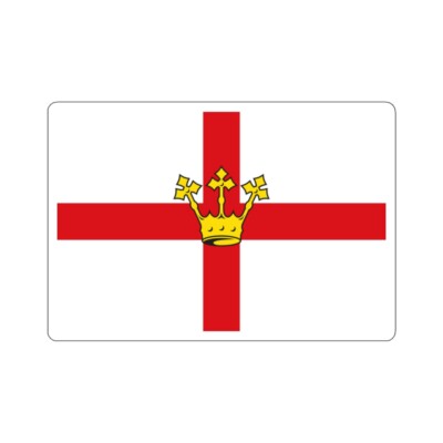 Flag of Koblenz Germany - STICKER Vinyl Kiss-Cut Decal