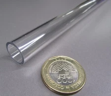 Kmac Polycarbonate Round  Clear Tube / Tubing .625" x .500" (5/8" x 1/2")