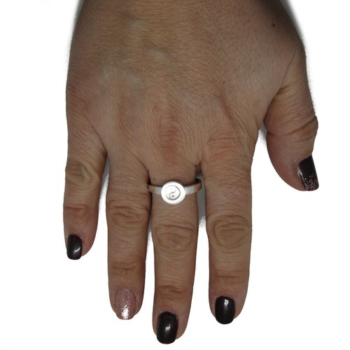 Sterling silber ring solide 925 Yin Yang R001921 Empress - Picture 4 of 4