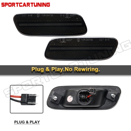 Front Bumper LED Side Marker Turn Signal Light For 92-00 Lexus SC300 SC400 Hot - Picture 6 of 13