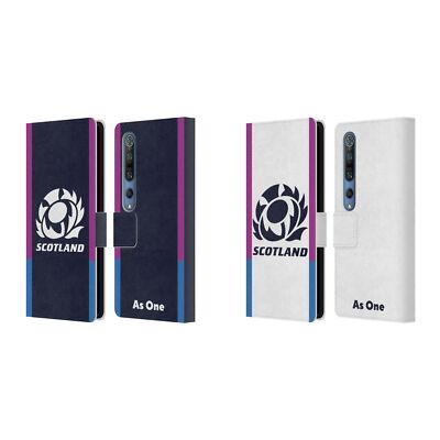 OFFICIAL SCOTLAND RUGBY CREST KIT 2021/22 LEATHER BOOK CASE FOR XIAOMI PHONES