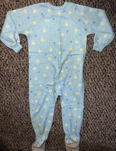 CARTER'S Kids Size 5 | 39-44 lbs Blue Footie Sleeper Zip-up Bodysuit EUC!!! 🍀 - Picture 16 of 18